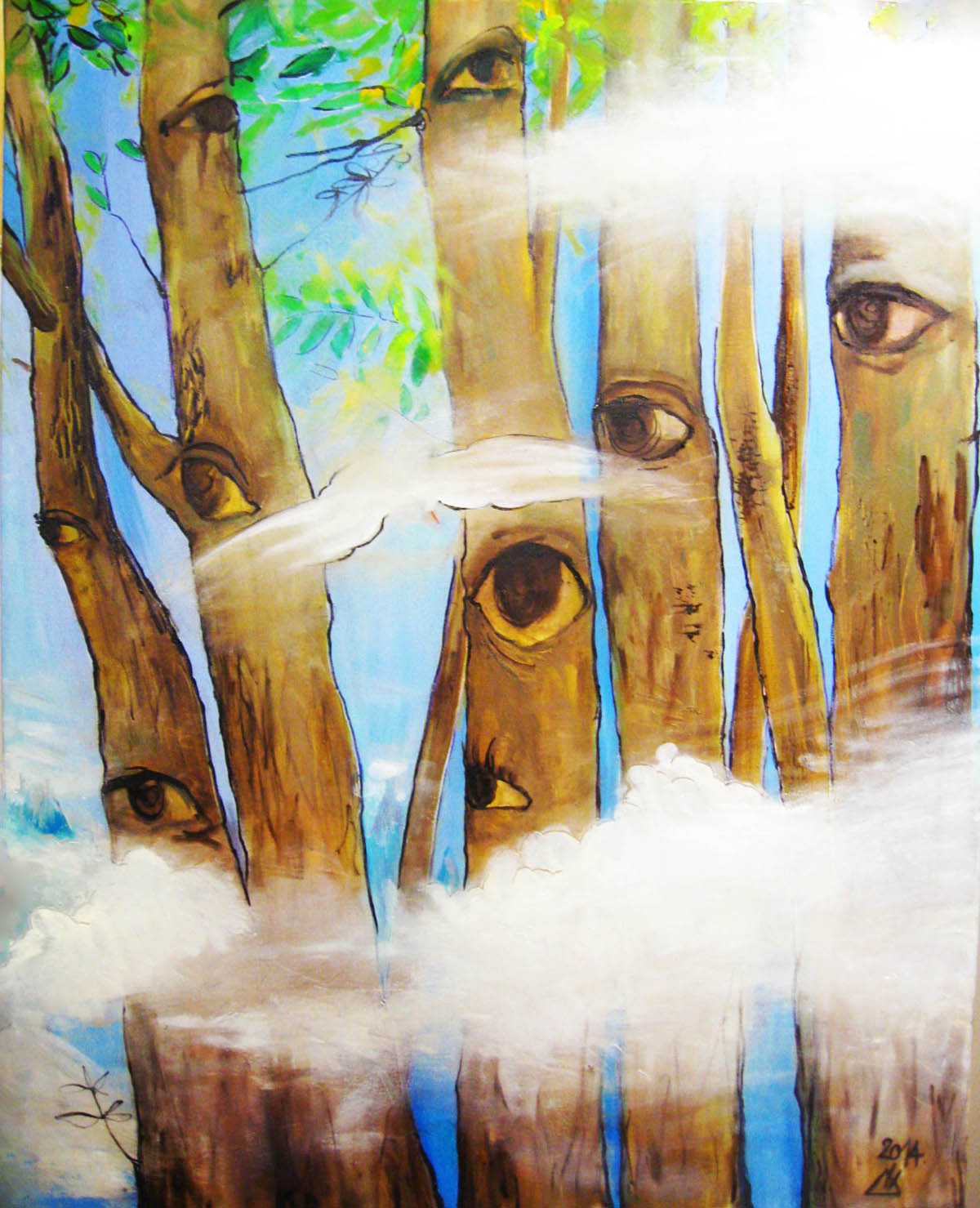 Giovanni 20:22 (olio su tela) 80 x 100 cm; 2014; 1800€ Giovanni 20:22 (olio su tela) 80 x 100 cm; 2014; 1800€