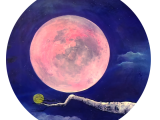 1Q84 (acrlyic/olio su avlyic tavola) 1m; 2020; 800€
