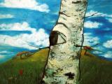 autoritratto (olio su tela) 50 x 70; 2005; €
