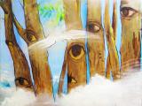 Giovanni 20:22 (olio su tela) 80 x 100 cm; 2014; 1800€