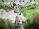 Gli spettat (olio su tela) 50 x 70 cm; 2019; 500€