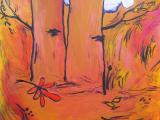 golden landscape (acrlyic) 60 x 80 cm; 2015; 650€