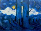 la stella cadente (acrlyic) 80 x 60 cm; 2015; 650€