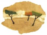 le tre pretendenti (linogravura; acquatinta) 36 x 27; 2004; 120€