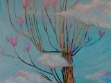 Magnolia (olio su tela) 50 x 80 cm; 2022; 550€